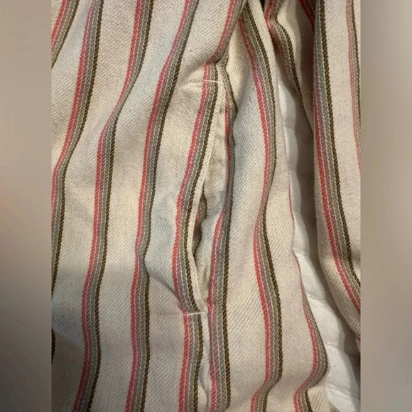 Madewell Flannel Sunday Shirt in Claxton Stripe size M - Picture 10 of 11